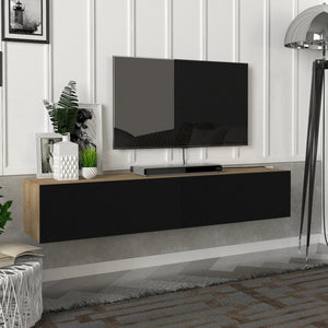 Tv-kast Toivakka 135x31x25cm in verschillende kleuren [en.casa] - premiumXL