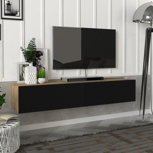 Tv-kast Toivakka 135x31x25cm in verschillende kleuren [en.casa] - premiumXL