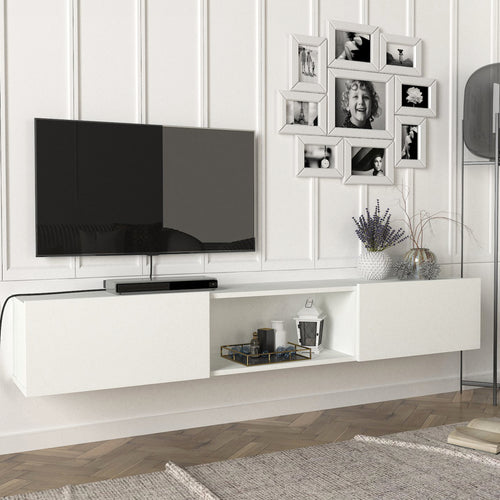 Fernsehschrank Paltamo 180x31x29,5cm in verschillende kleuren [en.casa] - premiumXL