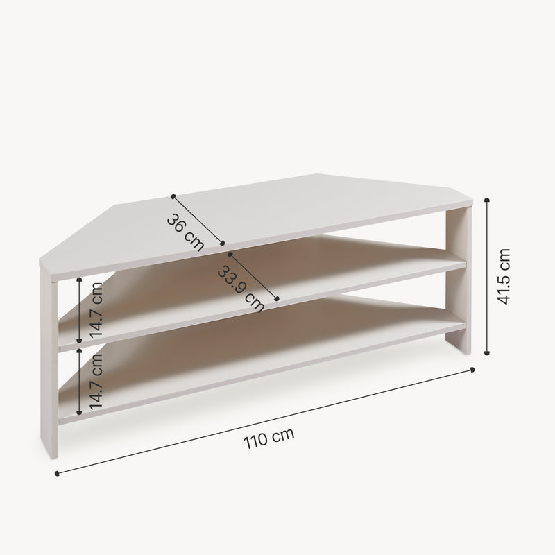 Maatschets Tv meubel Berg 110x36x42 cm [en.casa]