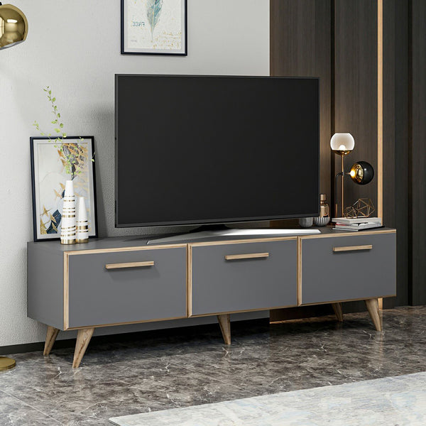 [en.casa] TV meubel Brønderslev 160x37x45 cm - 2 varianten