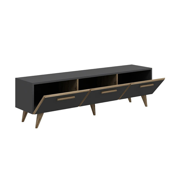 [en.casa] TV meubel Brønderslev 160x37x45 cm - 2 varianten