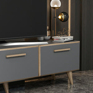[en.casa] TV meubel Brønderslev 160x37x45 cm - 2 varianten