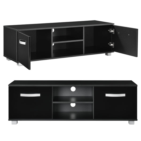 Tv meubel Laugar met planken en opbergvakken 120x40x38 cm - verschillende kleuren