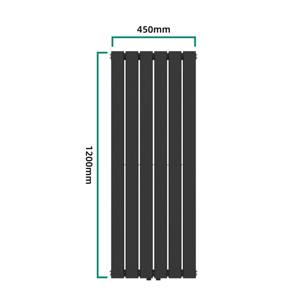 Designradiator Nore plat tweelaags