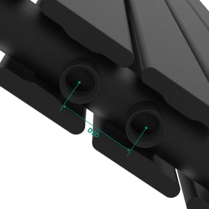 Designradiator Nore plat tweelaags