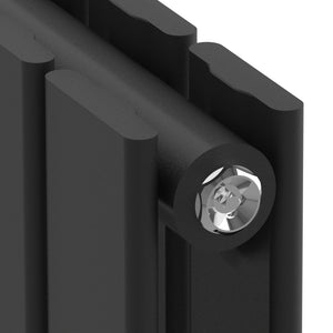 [neu.haus] Designradiator Nore 60x80x6,8 cm zwart