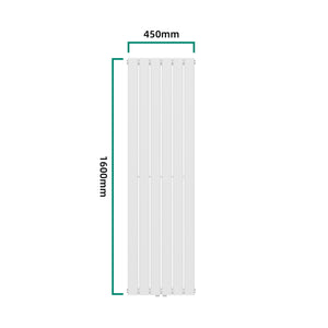 [neu.haus] Designradiator Nore 160x45x5,2 cm wit