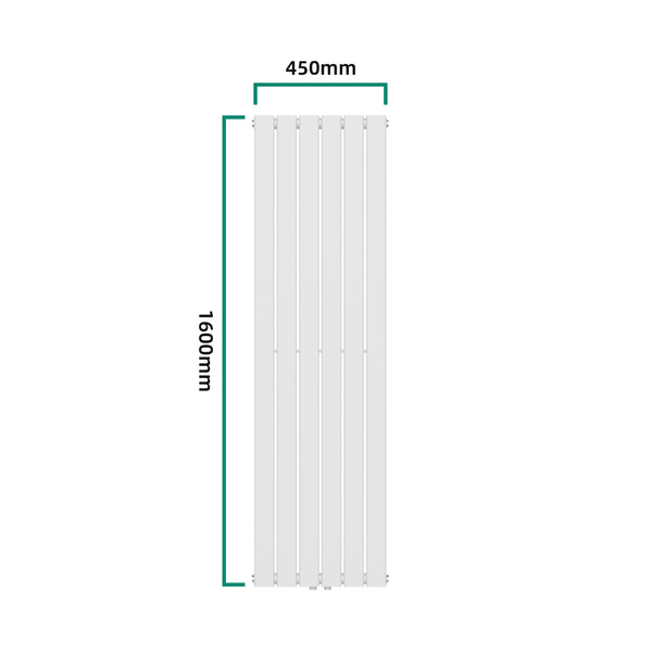 [neu.haus] Designradiator Nore 160x45x5,2 cm wit