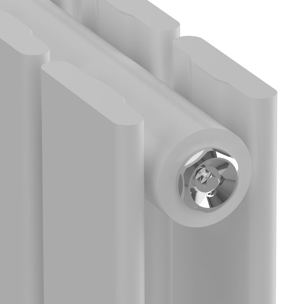 [neu.haus] Designradiator Nore 180x30x7,8 cm wit