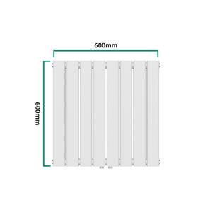 [neu.haus] Designradiator Nore 60x60x6,8 cm wit