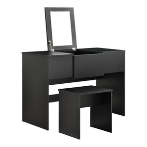 Kaptafel Dalvik met krukje en spiegel 72x100x48 cm - verschillende kleuren