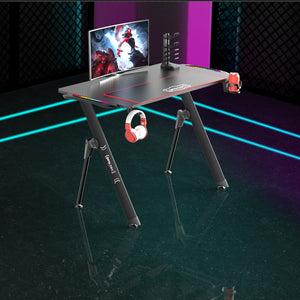 Game bureau Stockton met LED-verlichting meerkleurig - 2 varianten