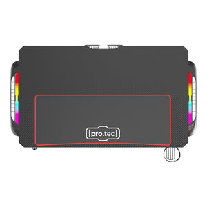Game bureau Stockton met LED-verlichting meerkleurig - 2 varianten