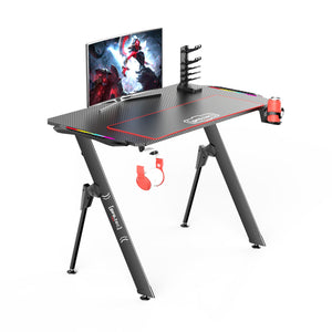 Game bureau Stockton met LED-verlichting meerkleurig - 2 varianten