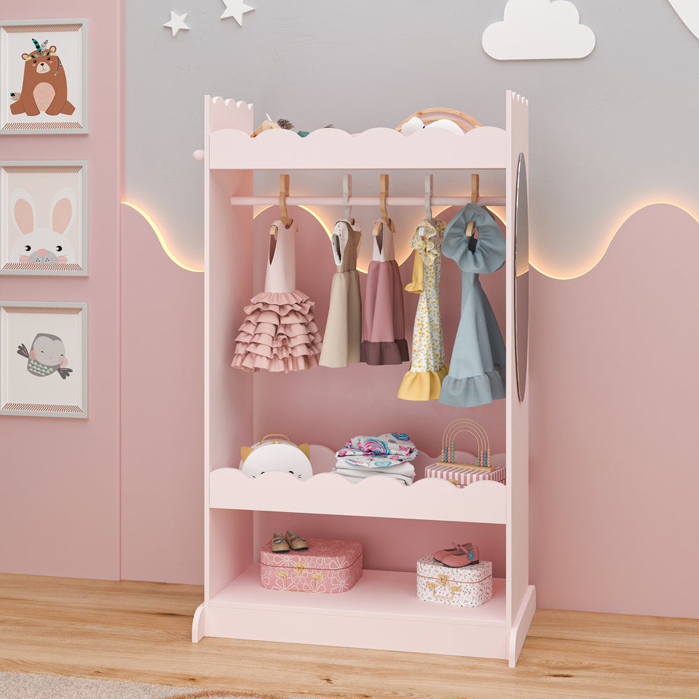 Kindergarderobe Vestnes met spiegel [en.casa]