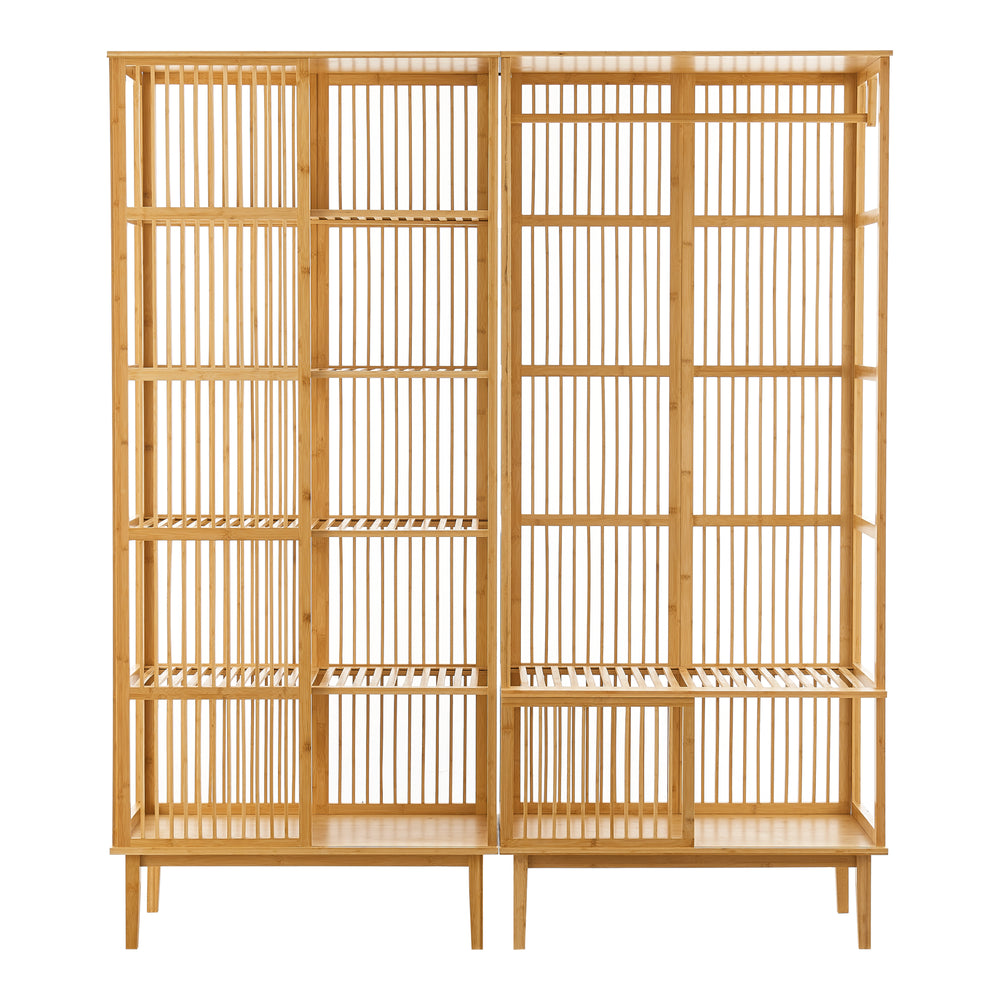 [en.casa] Halmeubelset Vemb en Trundholm bamboe - 3 varianten