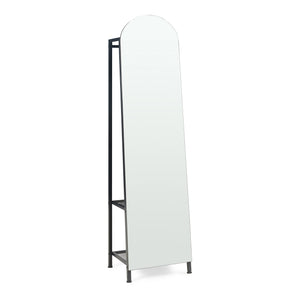 Garderobespiegel Frenraby met kledingrek 165x40x35 cm [en.casa]