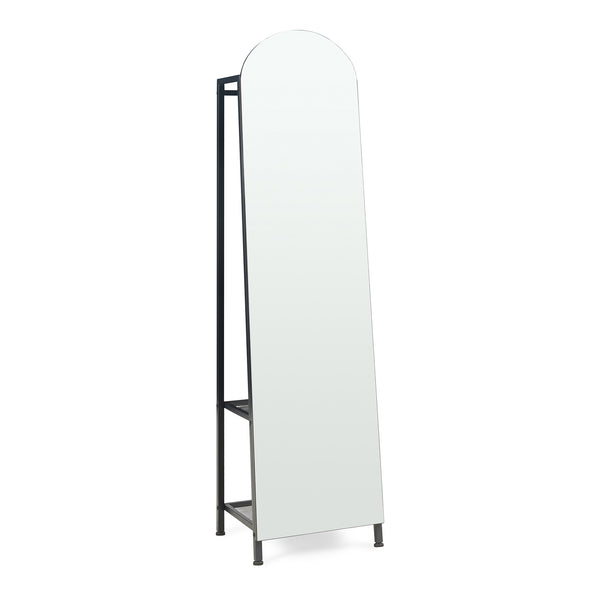Garderobespiegel Frenraby met kledingrek 165x40x35 cm [en.casa]