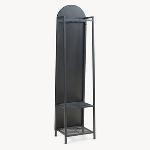 Garderobespiegel Frenraby met kledingrek 165x40x35 cm [en.casa]