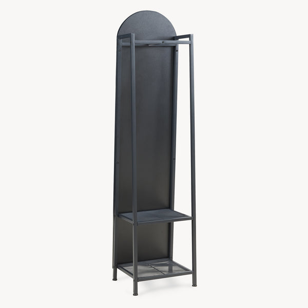 Garderobespiegel Frenraby met kledingrek 165x40x35 cm [en.casa]