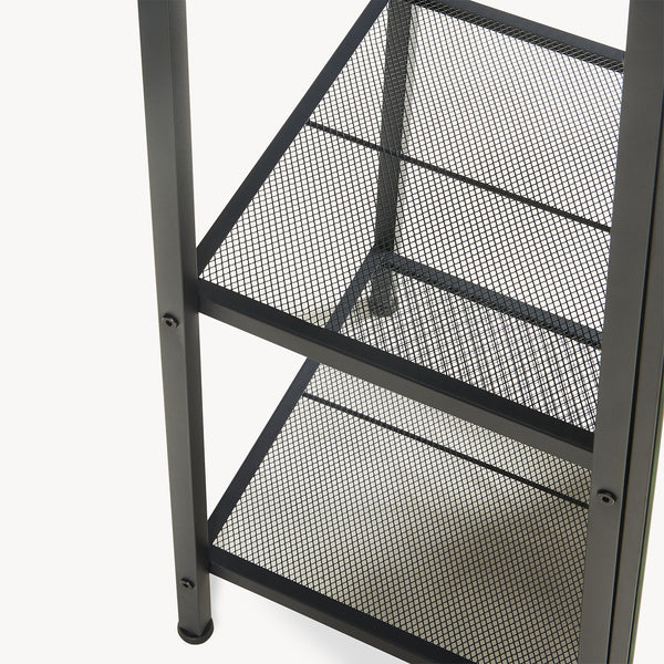 Garderobespiegel Frenraby met kledingrek 165x40x35 cm [en.casa]