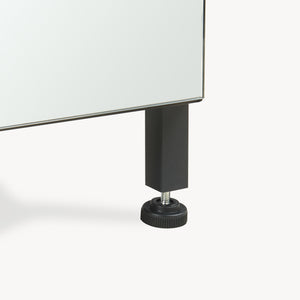 Garderobespiegel Frenraby met kledingrek 165x40x35 cm [en.casa]