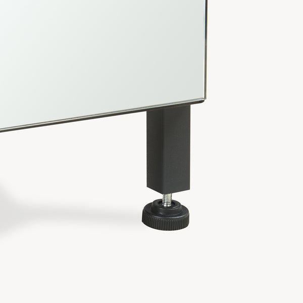Garderobespiegel Frenraby met kledingrek 165x40x35 cm [en.casa]