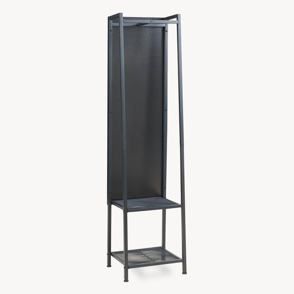 Garderobespiegel Klilbojle met kledingrek 160x40x35 cm [en.casa]