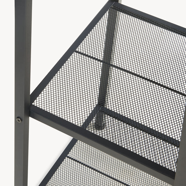 Garderobespiegel Klilbojle met kledingrek 160x40x35 cm [en.casa]