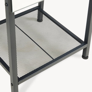 Garderobespiegel Klilbojle met kledingrek 160x40x35 cm [en.casa]