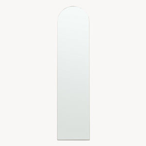 Staande garderobespiegel Kuonta met kledingrek 165x40x51 cm [en.casa]