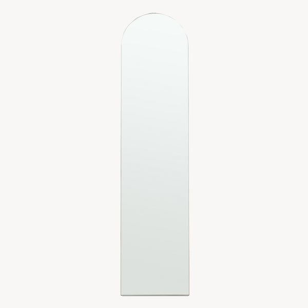 Staande garderobespiegel Kuonta met kledingrek 165x40x51 cm [en.casa]