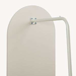 Staande garderobespiegel Kuonta met kledingrek 165x40x51 cm [en.casa]