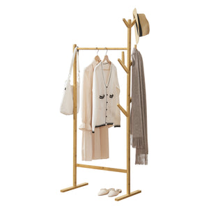 Bamboe kapstok Nordreisa 65x40x170cm [en.casa] - premiumXL