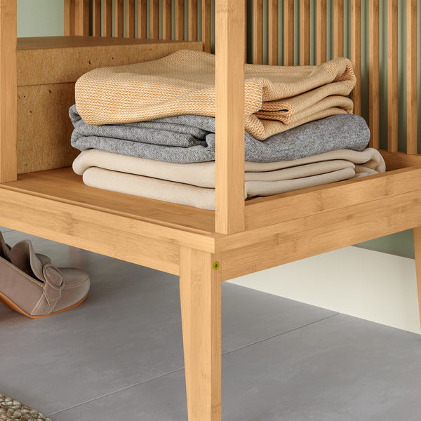 [en.casa] Halmeubelset Vemb en Trundholm bamboe - 3 varianten