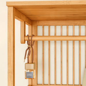 [en.casa] Halmeubel Vemb 185x80x45 cm bamboe