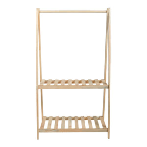 [en.casa] Kledingrek Ledøje grenen houtkleurig - 2 varianten