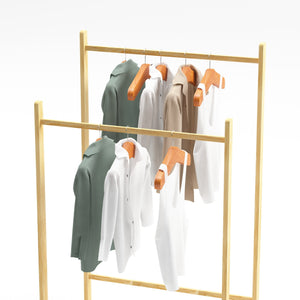 [en.casa] Kledingrek Mariehamn grenen houtkleurig - 2 varianten