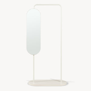 Kledingrek Vamn met draaibare spiegel 167x80x35 cm [en.casa]