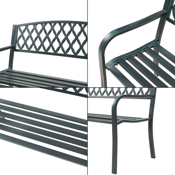 Tuinbank Opsasar 127x54x88 cm casa.pro