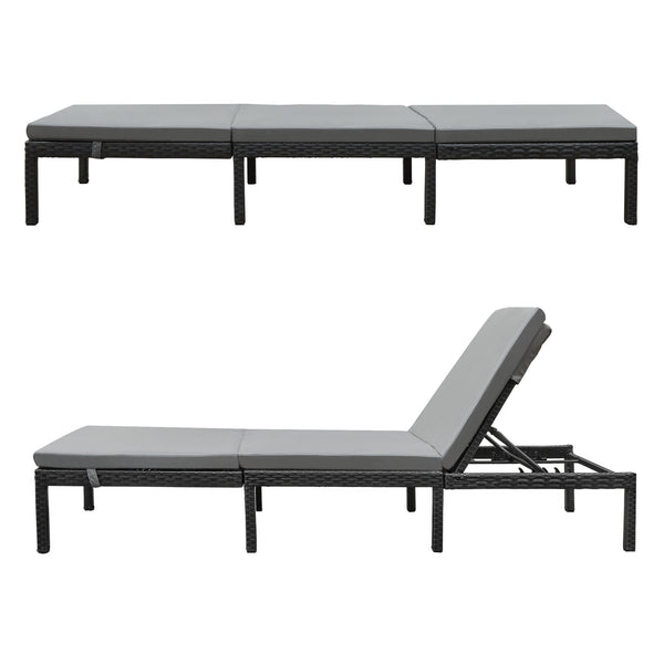 Ligbed Cartes 198x60x27 cm - 3 varianten