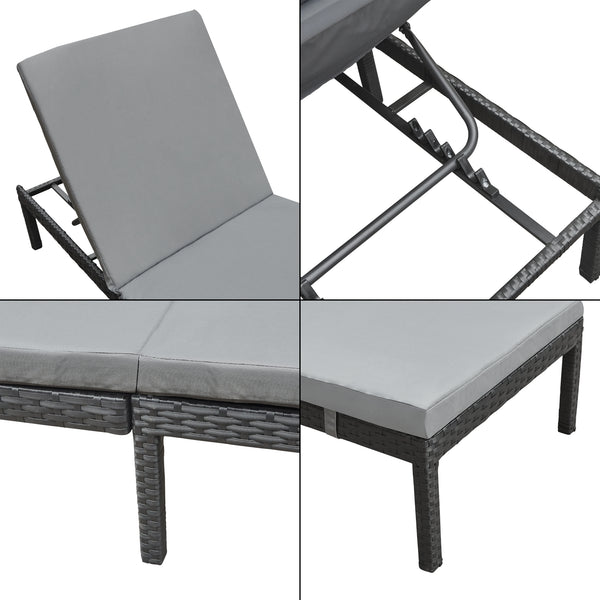Ligbed Cartes 198x60x27 cm - 3 varianten