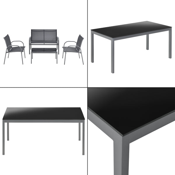 Tuinset 4-delig Gagra loungeset - 2 varianten