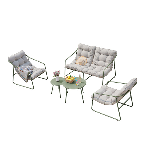 Tuinmeubelset Kivanta 5-delig [en.casa]