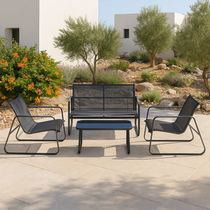 Tuinset 4-delig Palencia loungeset - 2 varianten