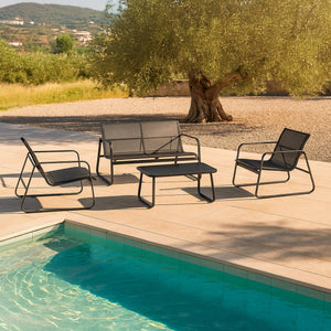 Tuinset 4-delig Palencia loungeset - 2 varianten