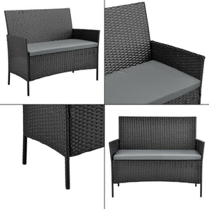 Tuinset 4-delig Prazeres loungeset - 3 varianten