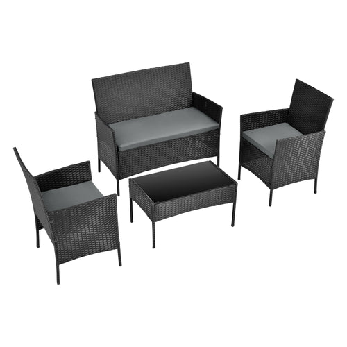 Tuinset 4-delig Prazeres loungeset - 3 varianten
