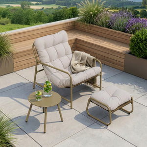 Tuinmeubelset Trerdfjoa 3-delig tuinset [en.casa]